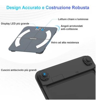 Bilancia Impedenziometrica Healthkeep FG2317WB