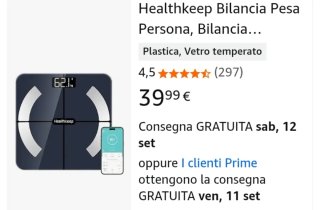 Bilancia Impedenziometrica Healthkeep FG2317WB