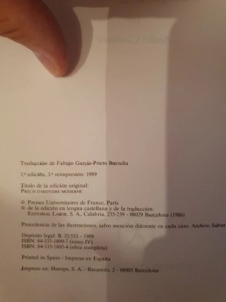 Historia Universal Labor, 1989, 8 vol.