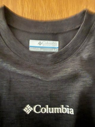 Camiseta Columbia Tirantes Mujer Negra/Gris