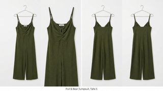 Mono culotte tirantes verde Pull & Bear Talla S