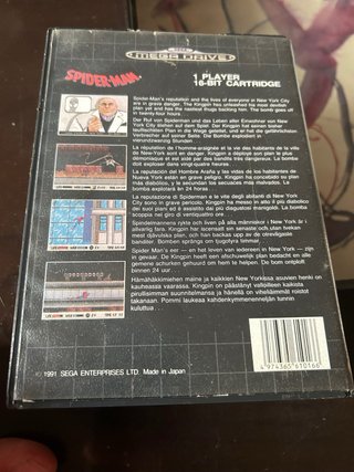 Spiderman Mega Drive Sega