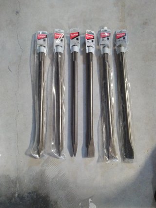 Makita SDS Max 3 Cinceles y 3 Punteros 400mm