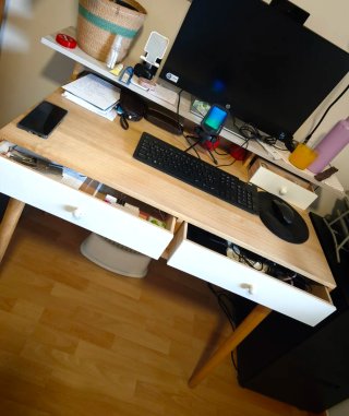 Escritorio Madera Maison du Monde Blanco