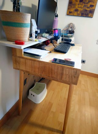 Escritorio Madera Maison du Monde Blanco