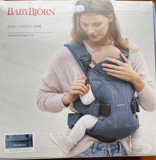Mochila Portabebés BabyBjörn One Azul Denim