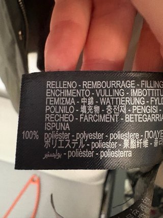 Plumas impermeable Zara caqui XXL