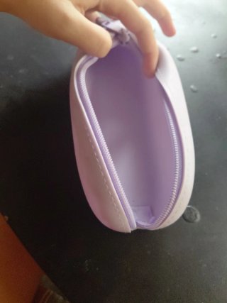 Estuche morado/violeta de gato