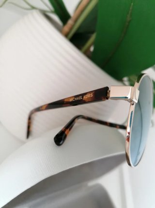Occhiali da sole Michael Kors oro e verdi