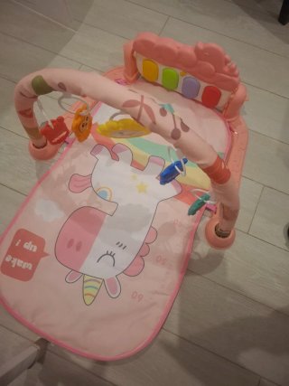 Alfombra de juego para bebé con piano