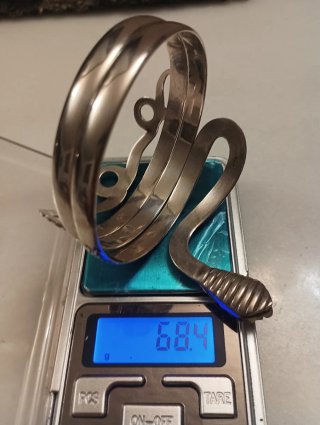 Pulsera Serpiente Plata 925