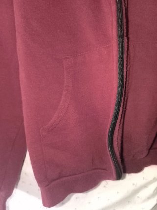 Sudadera granate COV Talla M