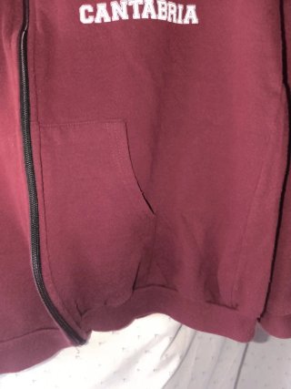Sudadera granate COV Talla M
