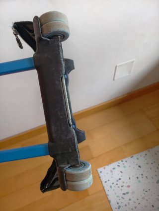 Mochila Totto con ruedas azul