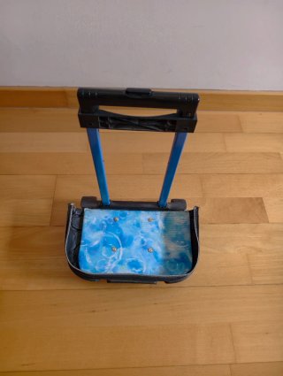 Mochila Totto con ruedas azul