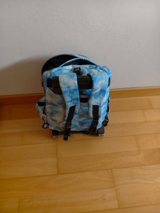 Mochila Totto con ruedas azul