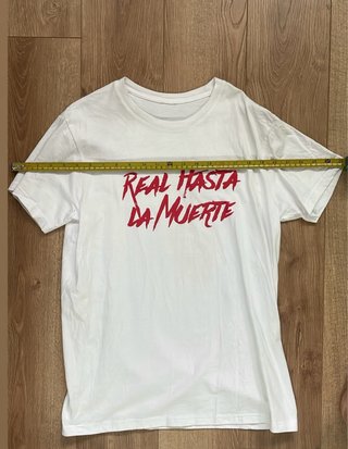 Camiseta Blanca REAL HASTA LA MUERTE