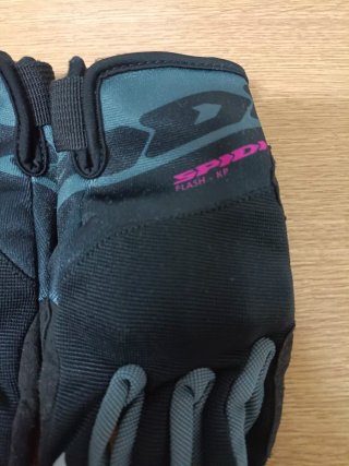 Guantes SPIDI Moto Negro y Rosa