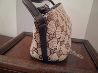 Pochette Gucci GG Canvas Beige