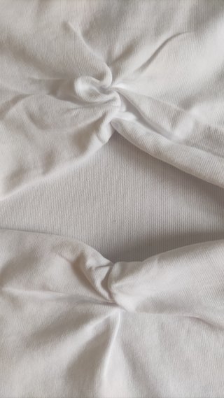 Vestido Zara Blanco Cut-out Talla S