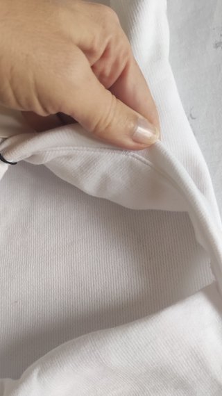Vestido Zara Blanco Cut-out Talla S
