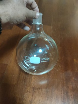 Matraz fondo redondo Schott Duran 2000 ml