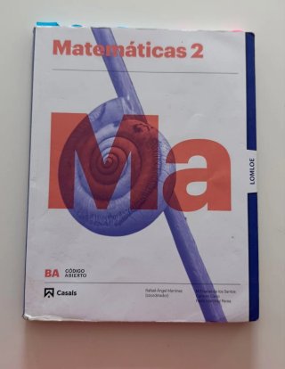 Libro matemáticas 2 2°Bach Científico