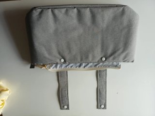 Bolso para carrito color gris