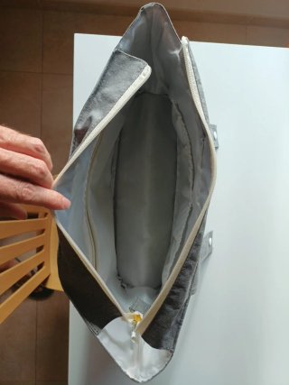 Bolso para carrito color gris