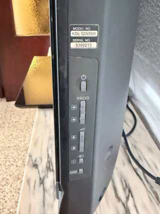 Televisor Sony Bravia 52 Negro
