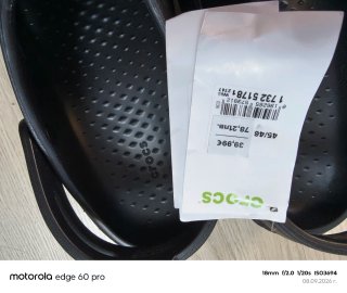 Crocs negros Talla 45-46
