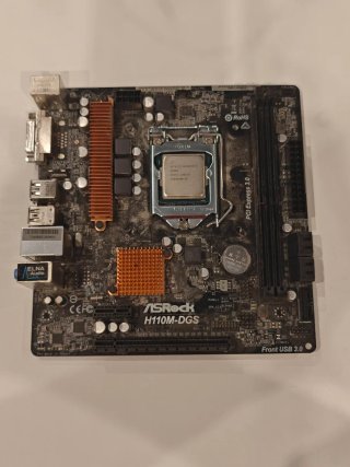Placa Base ASRock H110M-DGS + Intel Celeron G3900