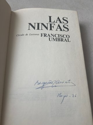 Las Ninfas, La Plaza de Diamamte con autografo