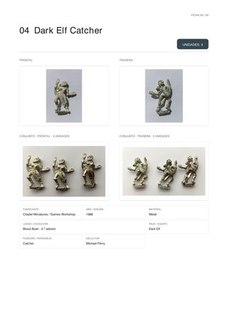34 Miniaturas Warhammer y Blood Bowl Citadel/GW
