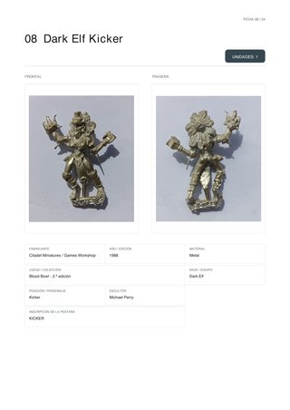 34 Miniaturas Warhammer y Blood Bowl Citadel/GW