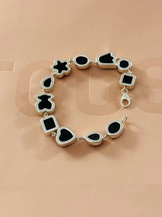 Pulsera Tous Onix Plata