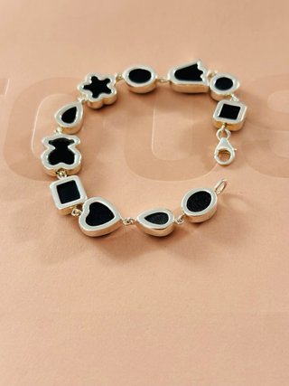 Pulsera Tous Onix Plata