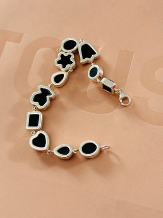 Pulsera Tous Onix Plata