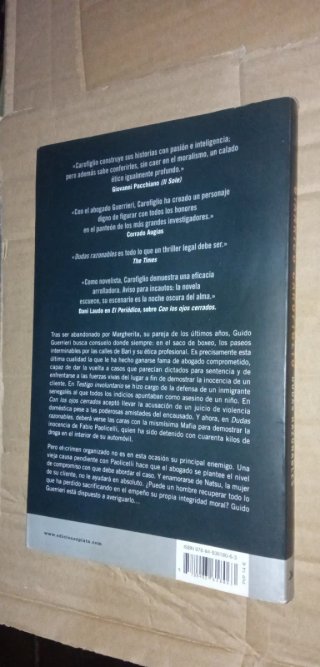 Dudas razonables - Gianrico Carofiglio
