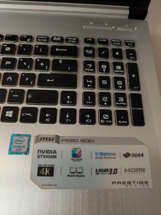 MSI PE60 6QD-200XES. i5 HQ GTX 950M SSD+HDD gaming