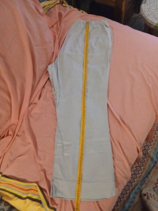 Pantalón premamá beige algodón Talla XL