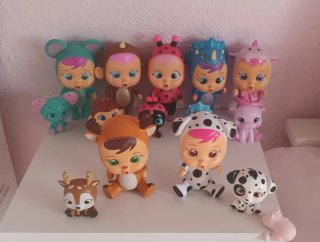 Bebes llorones con su mascota/pets cry babies