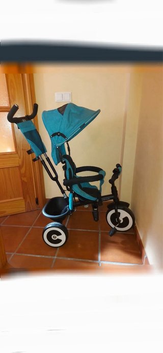 Triciclo bebé 1-3 años turquesa