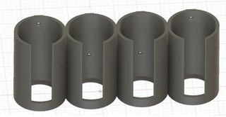 2 Soportes para 8 cartuchos de silicona