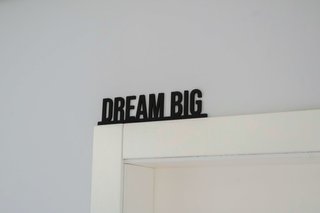 Letreiro Dream Big | Letrero Decorativo