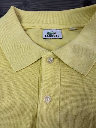 Polo Lacoste Amarillo Original Talla L / XL