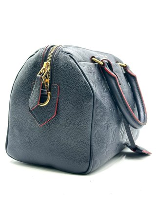 Borsa Louis Vuitton Speedy Bandoulière Blu