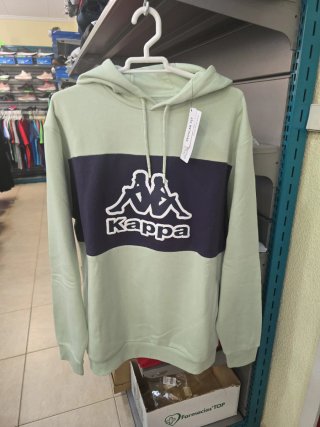 Sudadera Kappa Verde y Azul Talla XXL