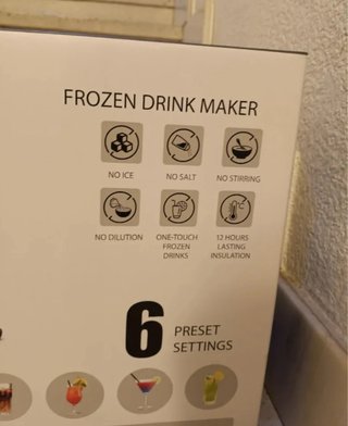 Máquina Granizados VEVOR 2.5L Nueva