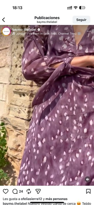 Vestido Baymo Garda S/36/8